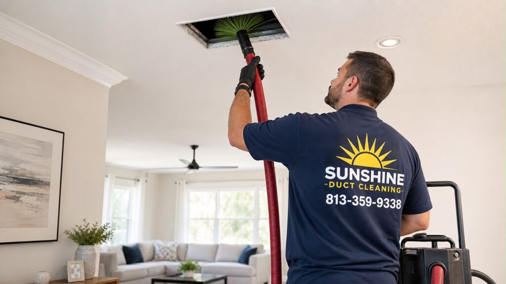 Professional air duct cleaning in Tarpon Springs FL